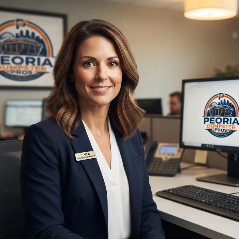 Sara, Dispatch Coordinator at Peoria Dumpster Pros